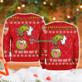 Sevilla Fc Grinch Hand Ugly Christmas Sweater 3D