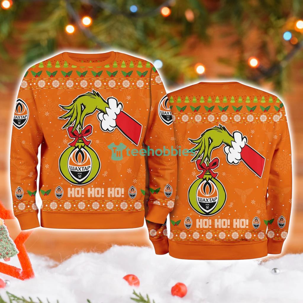 Shakhtar Donetsk Fc Grinch Hand Ugly Christmas Sweater 3D
