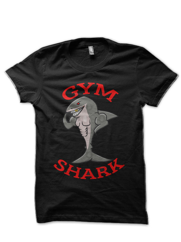 Grinning Gym Shark T-Shirt Hoodie, Sweatshirt | PureTeeCo.com
