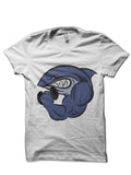 Muscular Shark White T-Shirt Hoodie, Sweatshirt | PureTeeCo.com