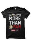 More Than A Fan Black T-Shirt Style007 Hoodie, Sweatshirt | PureTeeCo.com