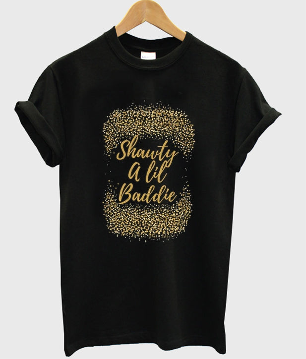 shawty a lil baddie t-shirt Hoodie, Sweatshirt | PureTeeCo.com