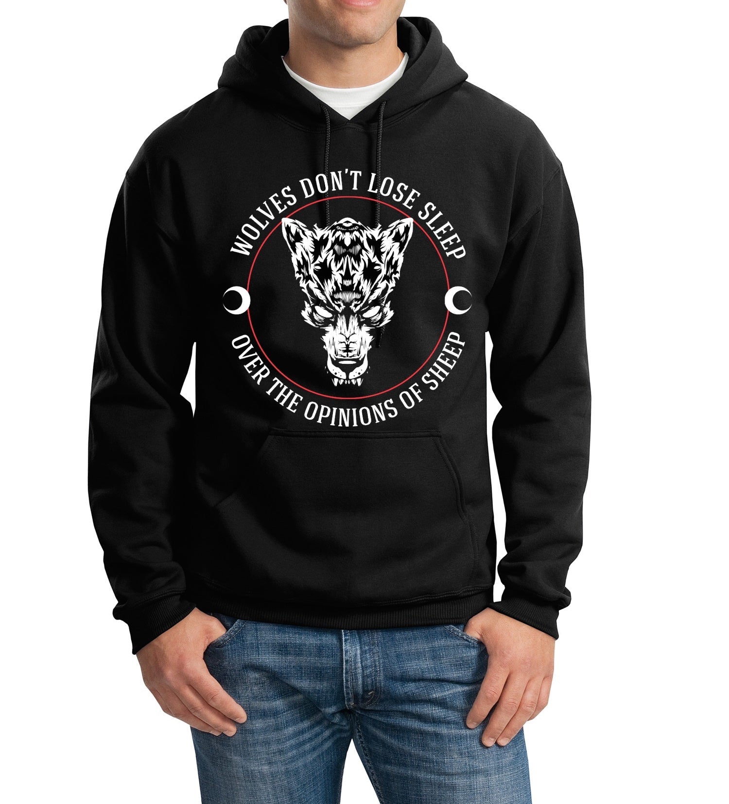 Sheep Black Hoodie T-Shirts, Sweatshirt | PureTeeCo.com