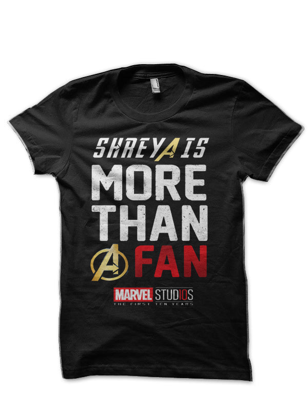 More Than A Fan Black T-Shirt Style008 Hoodie, Sweatshirt | PureTeeCo.com