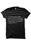 Quote Black Tee Hoodie, Sweatshirt | PureTeeCo.com