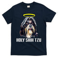 Shitzu Dog Holy Shih Tzu T-Shirt Hoodie, Sweatshirt | PureTeeCo.com