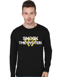 Shock The System  Black Full Sleeve T-Shirt Hoodie, Sweatshirt | PureTeeCo.com