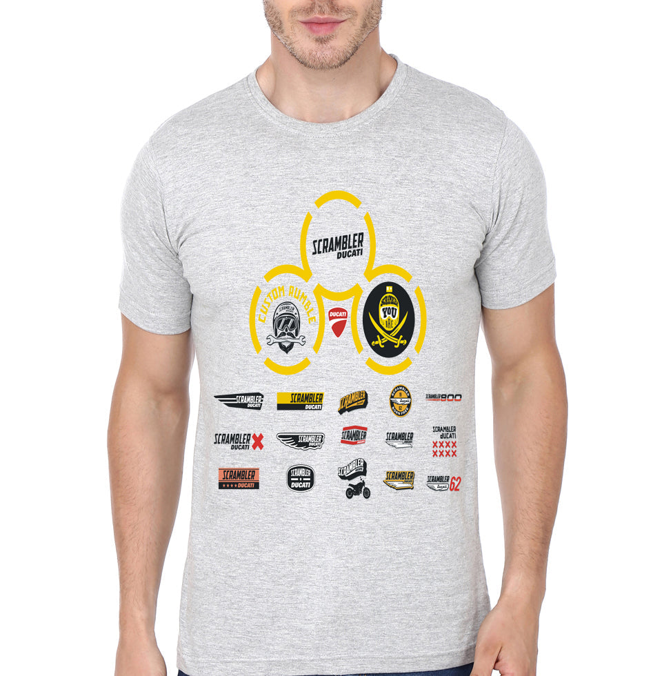 Ducati Grey Tee Hoodie, Sweatshirt | PureTeeCo.com