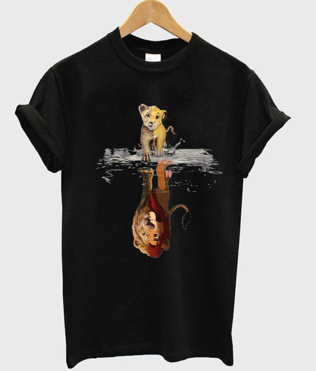 simba reflection t-shirt Hoodie, Sweatshirt | PureTeeCo.com