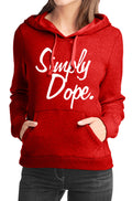 Simply Dope Red Girls Hoodie T-Shirts, Sweatshirt | PureTeeCo.com