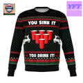Sink And Drink For For Meme 3d Ugly Christmas Sweater