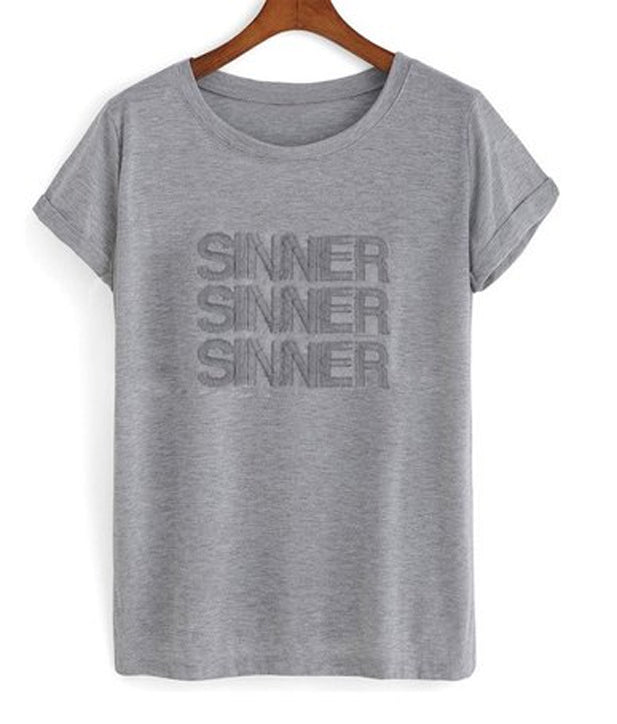 sinner font t-shirt Hoodie, Sweatshirt | PureTeeCo.com