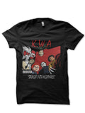 Straight Outta Nightmares Black Half Sleeve T-Shirt Hoodie, Sweatshirt | PureTeeCo.com
