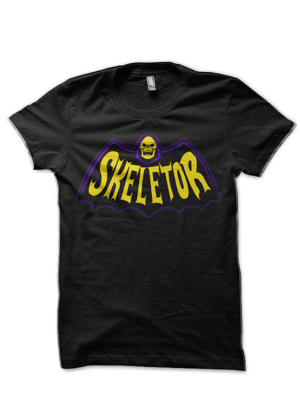 Skeletor Black Half Sleeve T-Shirt Style001 Hoodie, Sweatshirt | PureTeeCo.com