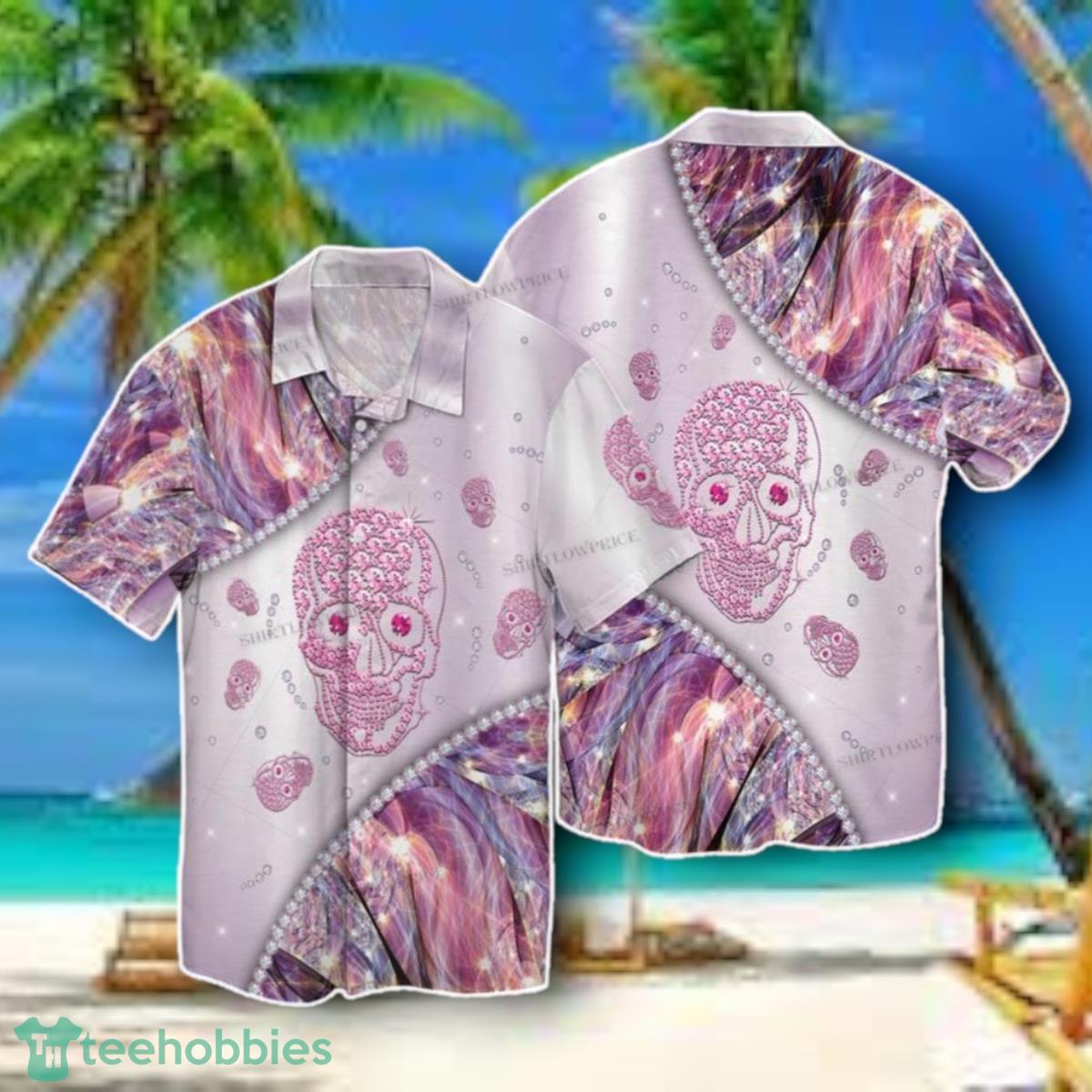 Skull Diamond Hawaiian Shirt Style Gift