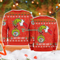 Sl Benfica Grinch Hand Ugly Christmas Sweater 3D