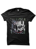 Smile Black Tee Hoodie, Sweatshirt | PureTeeCo.com
