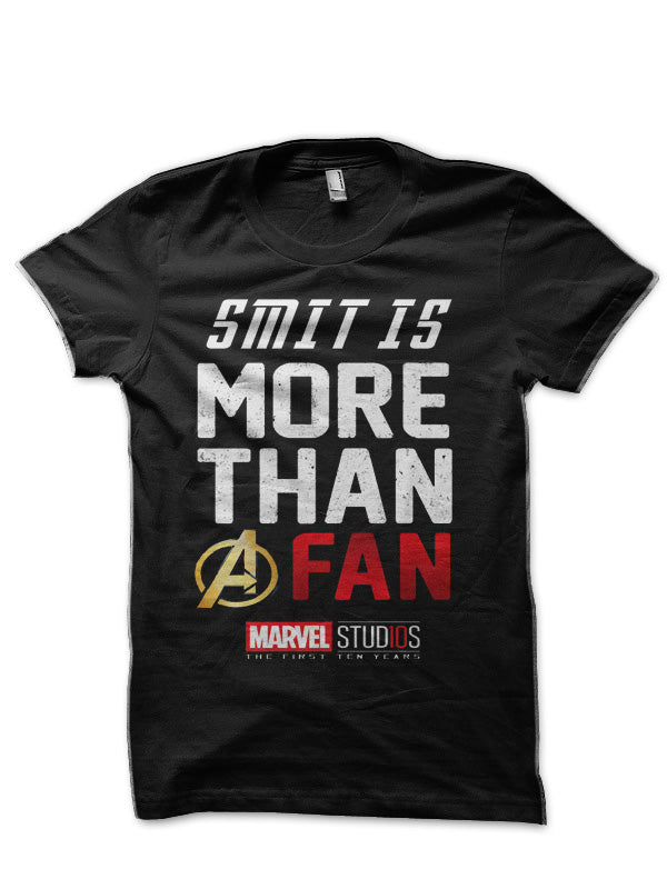 More Than A Fan Black T-Shirt Style001 Hoodie, Sweatshirt | PureTeeCo.com