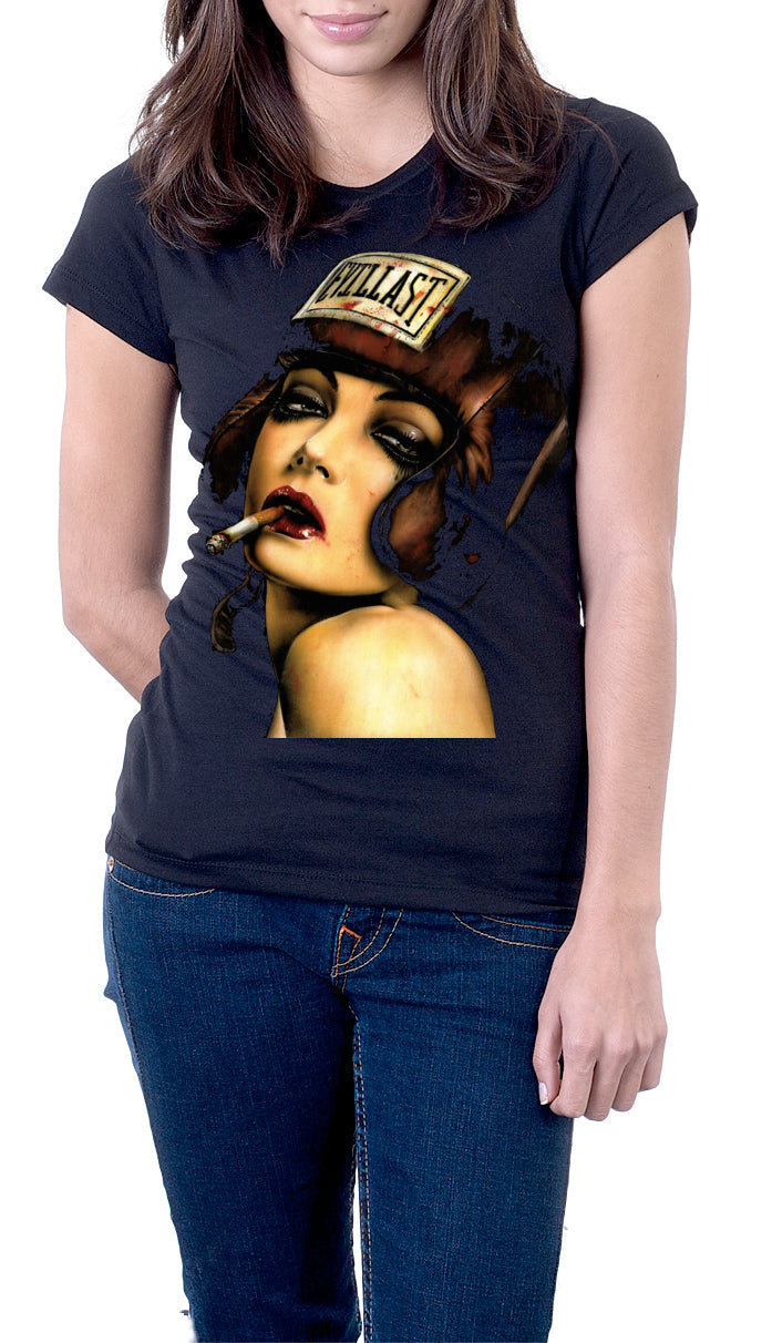 Smoking Black Girl Tee Hoodie, Sweatshirt | PureTeeCo.com