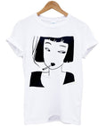 smoking girl t-shirt Hoodie, Sweatshirt | PureTeeCo.com