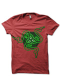 Snake Red Tee Hoodie, Sweatshirt | PureTeeCo.com