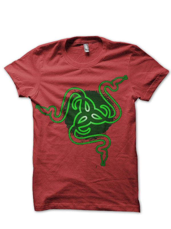 Snake Red Tee Hoodie, Sweatshirt | PureTeeCo.com