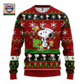 Snooby Ugly Christmas Sweater Red Brown 1 Amazing Gift Idea Thanksgiving Gift