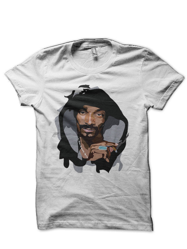 Snoop Dogg White T-Shirt Hoodie, Sweatshirt | PureTeeCo.com