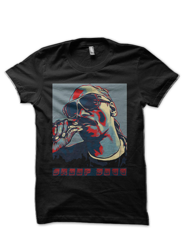 Snoop Dogg Half Sleeve Black T-Shirt Hoodie, Sweatshirt | PureTeeCo.com