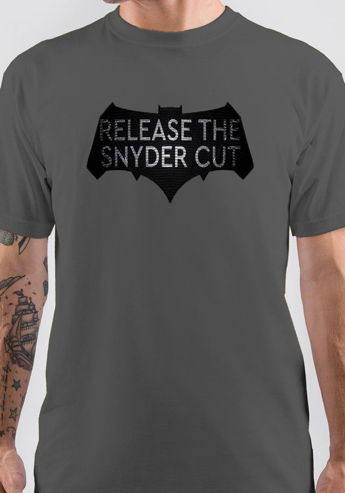 Release The Snyder Cut Charcoal Grey T-Shirt Hoodie, Sweatshirt | PureTeeCo.com