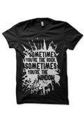 Sometime Black Tee Hoodie, Sweatshirt | PureTeeCo.com