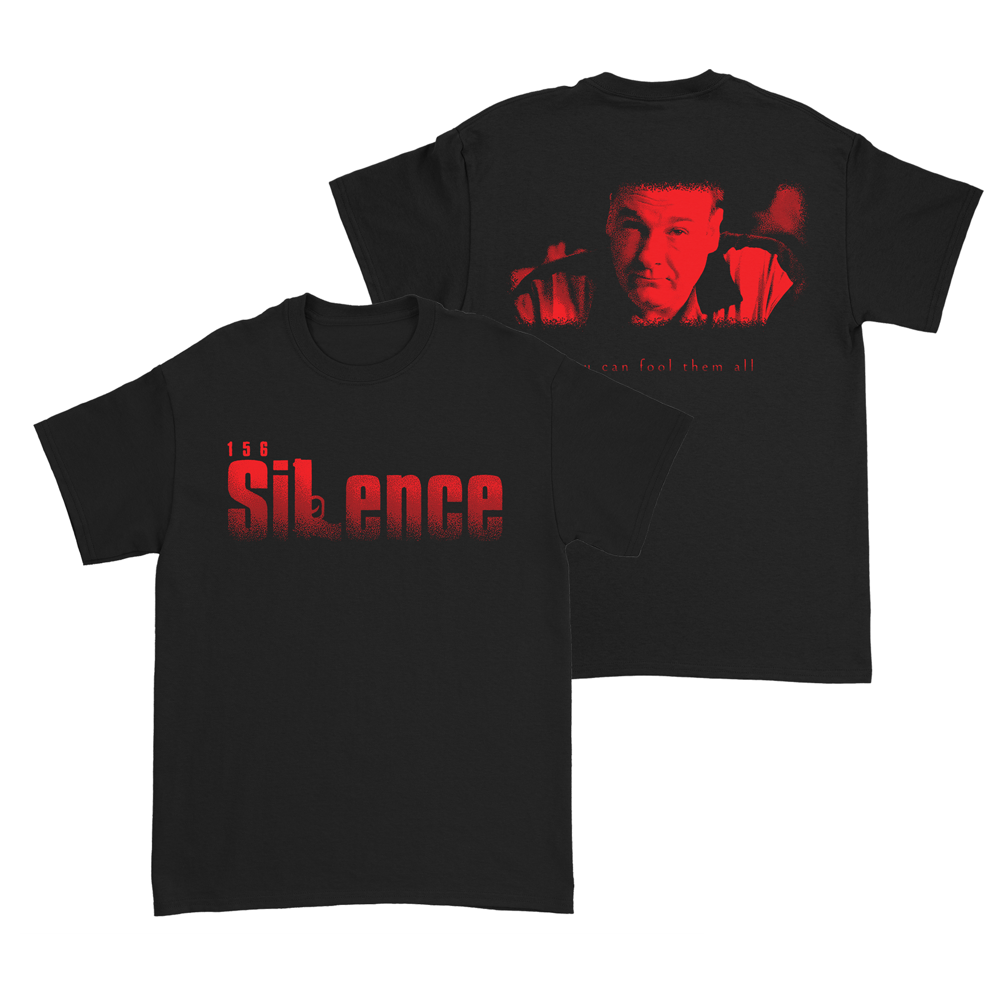 156/Silence - Sopranos T-Shirt Hoodie, Sweatshirt | PureTeeCo.com (Image 1)