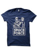 Space Force Navy Blue Half Sleeve T-Shirt Hoodie, Sweatshirt | PureTeeCo.com