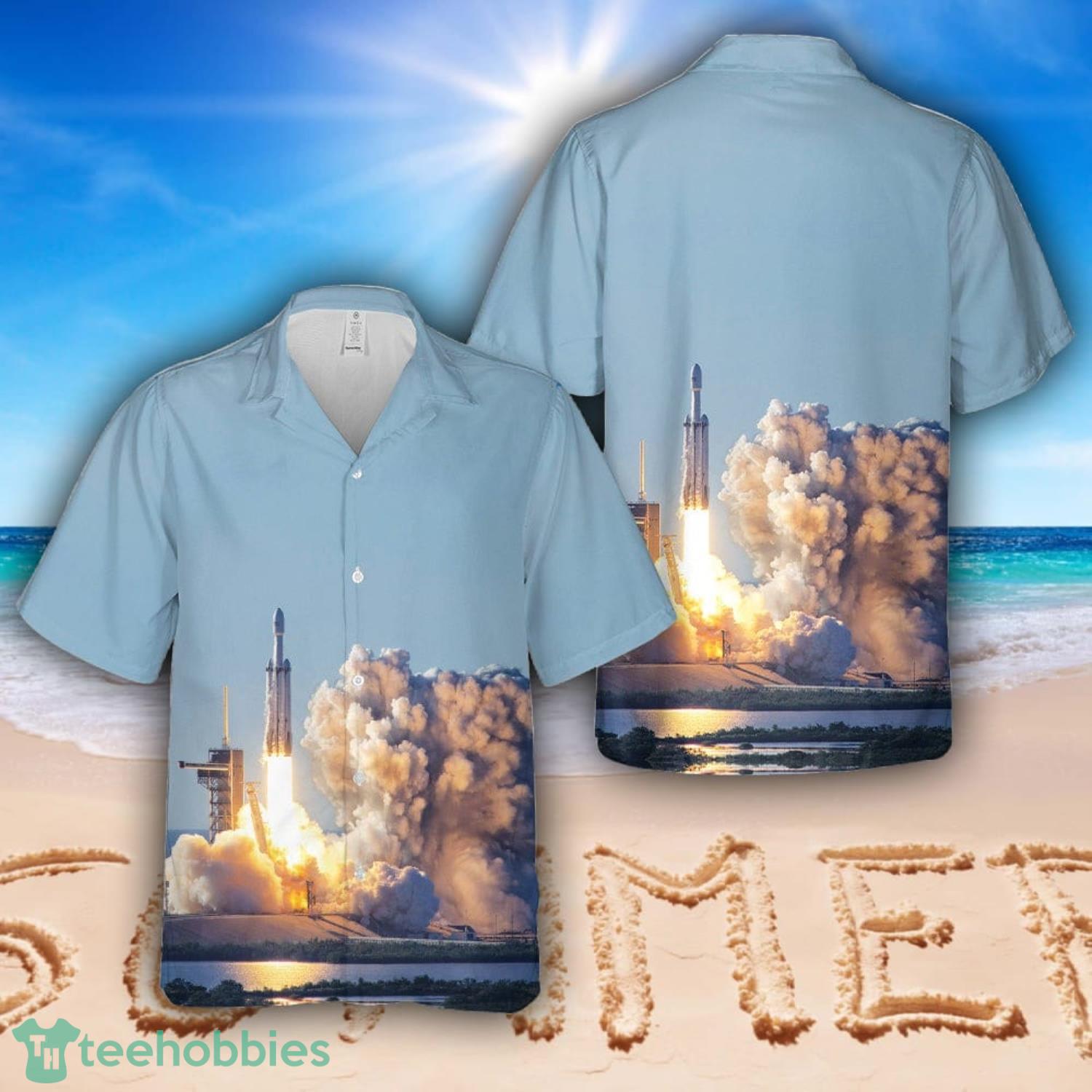 SpaceX Falcon Heavy USSF-67 Hawaiian Shirt