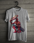 Spidey Grey Tee Hoodie, Sweatshirt | PureTeeCo.com