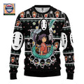 Spirited Away Ghibli Ugly Christmas Sweater Amazing Gift Idea Thanksgiving Gift
