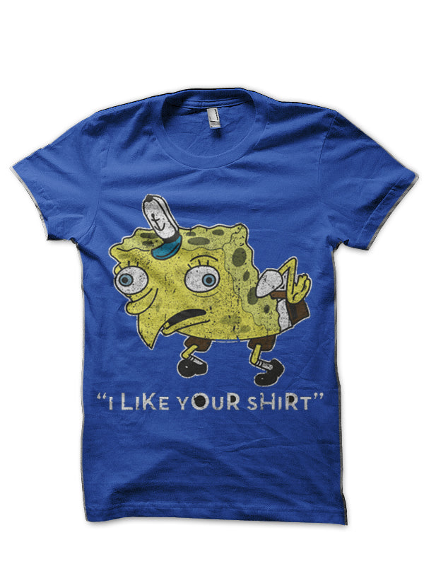 Spongebob Half Sleeve T-Shirt Style004 Hoodie, Sweatshirt | PureTeeCo.com