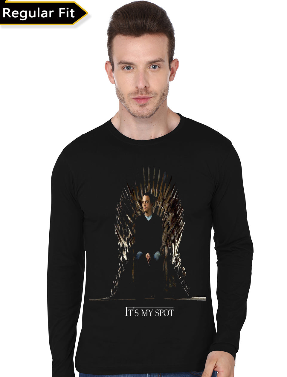 its my spot black full sleeve tee Hoodie, Sweatshirt | PureTeeCo.com
