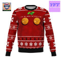 Squid Under The Mistletoe Meme Design 3d Ugly Christmas Sweater