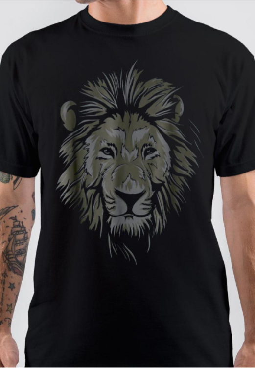 Lion T-Shirt Style001 Hoodie, Sweatshirt | PureTeeCo.com