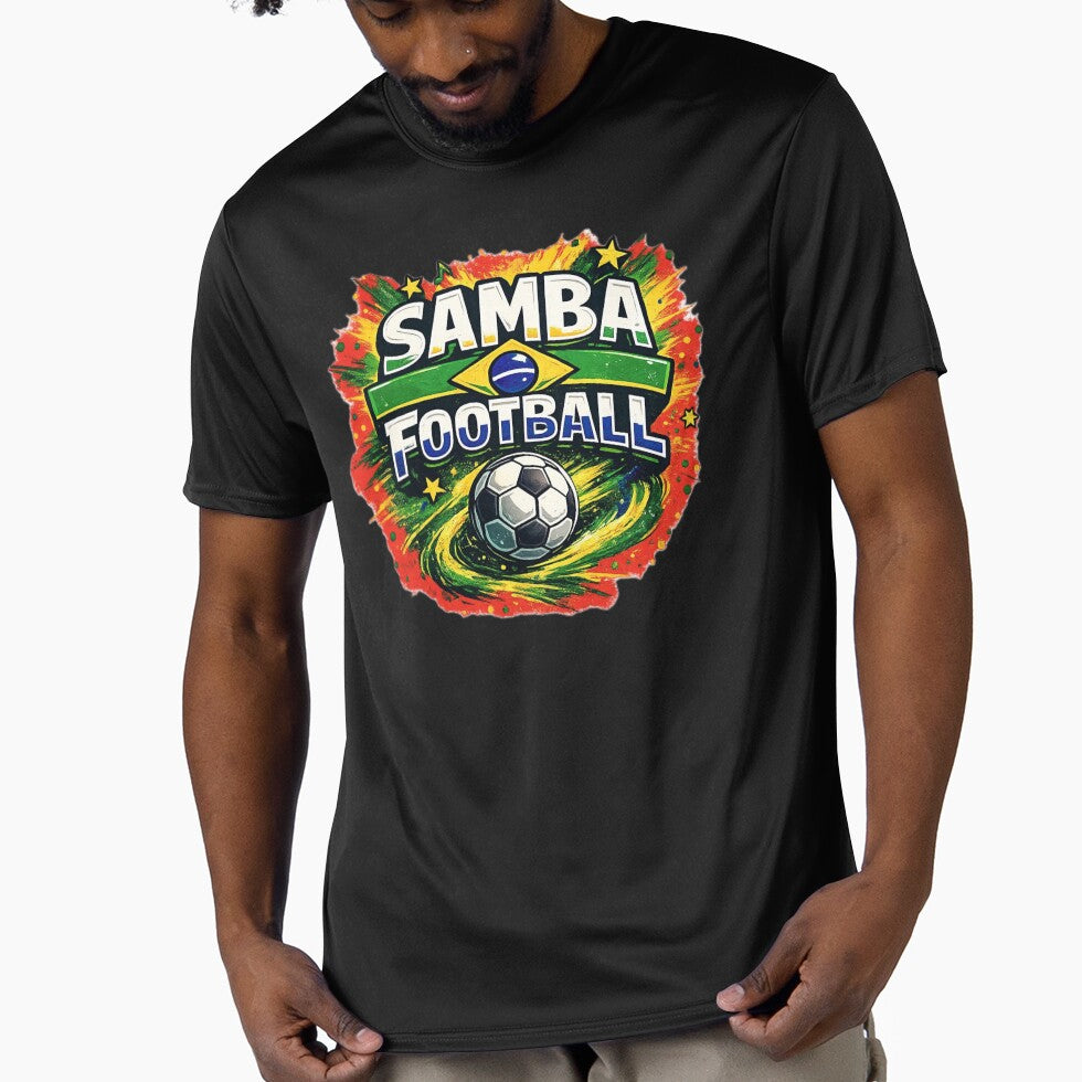 Vibrant Samba Football Brazil Sports Art by TEE--CLOSET