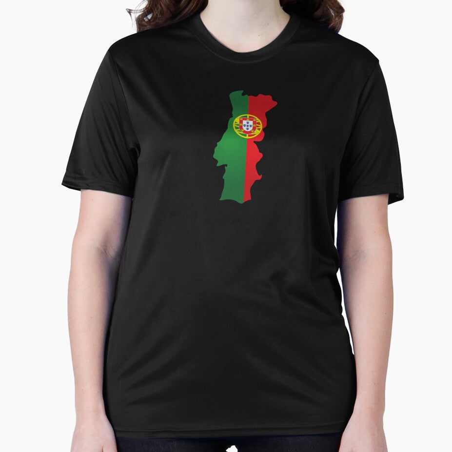 Portugal Map with Flag by MyIdentityShop