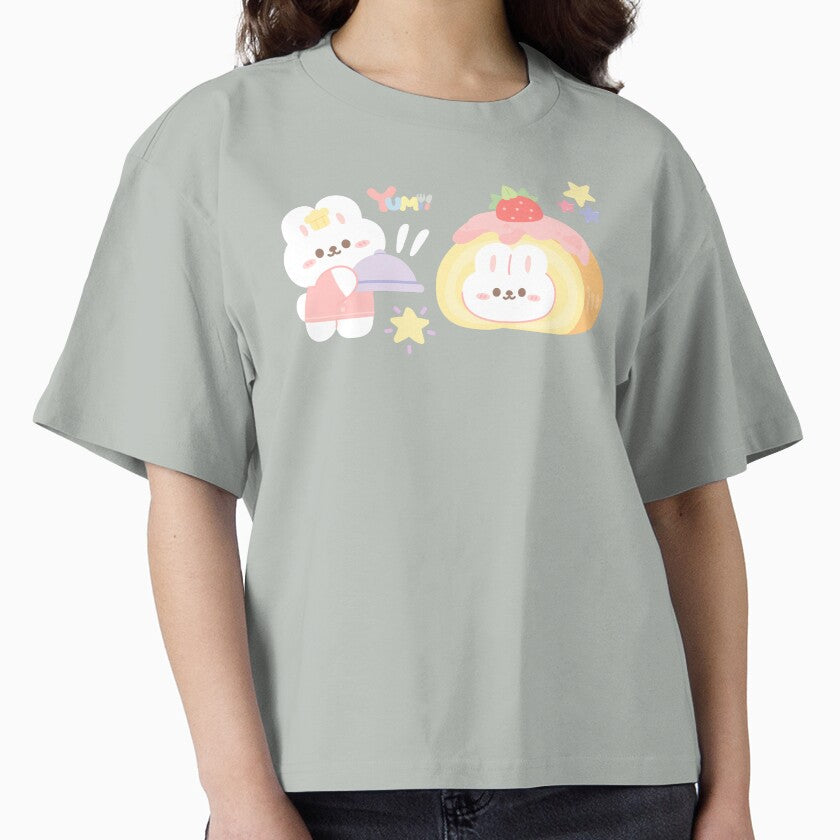 Kawaii  Strawberry Cake Shirt by chipmuckdesignn