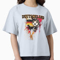 Germany football flag with ball by Ecmoprints
