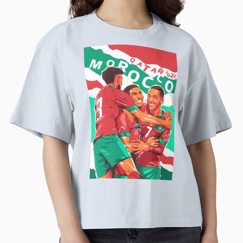 Morocco players illustration artwork by waiidesign®