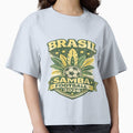 Brasil Samba Football 2026 Retro Vintage Soccer Fan T-Shirt by ArthUpscale