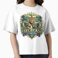 Brazil Jaguar Football Fan Crest by Retro Arabica