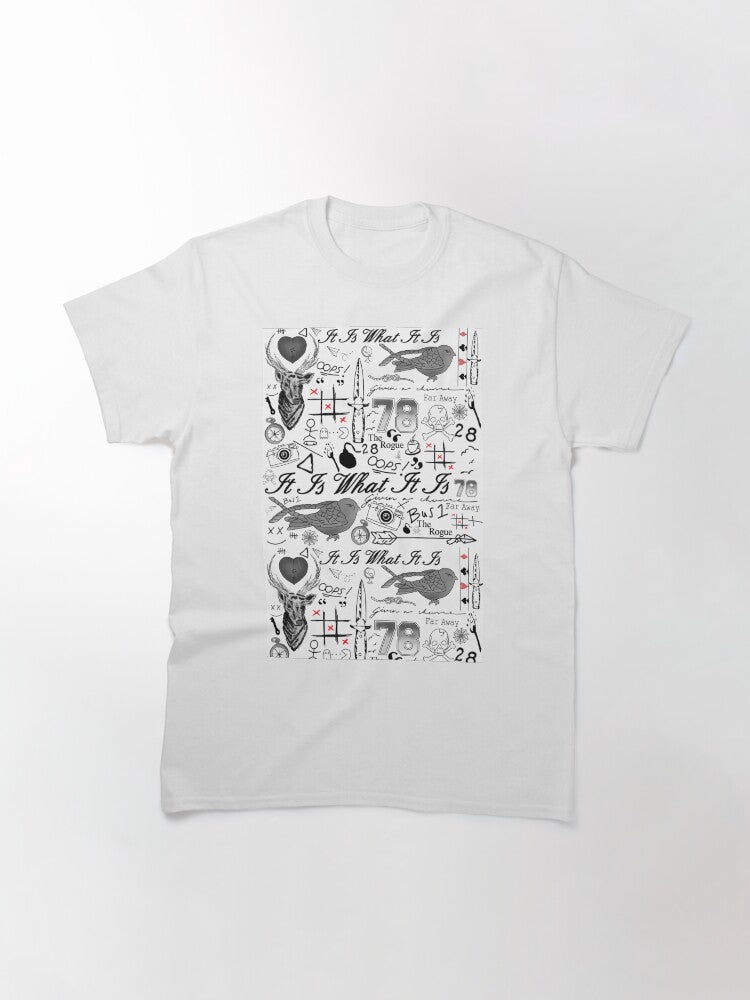 Louis Tomlinson tattoos design Classic T-Shirt Hoodie, Sweatshirt | PureTeeCo.com (Image 3)