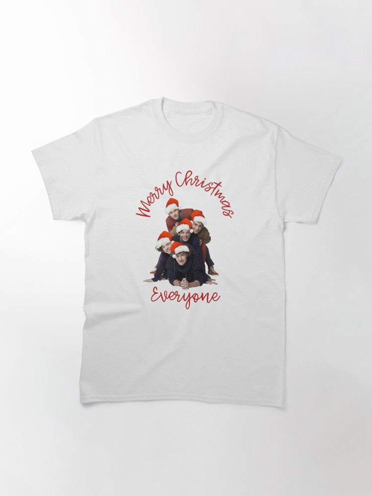 Merry Christmas Everyone One Direction Classic T-Shirt Hoodie, Sweatshirt | PureTeeCo.com (Image 3)