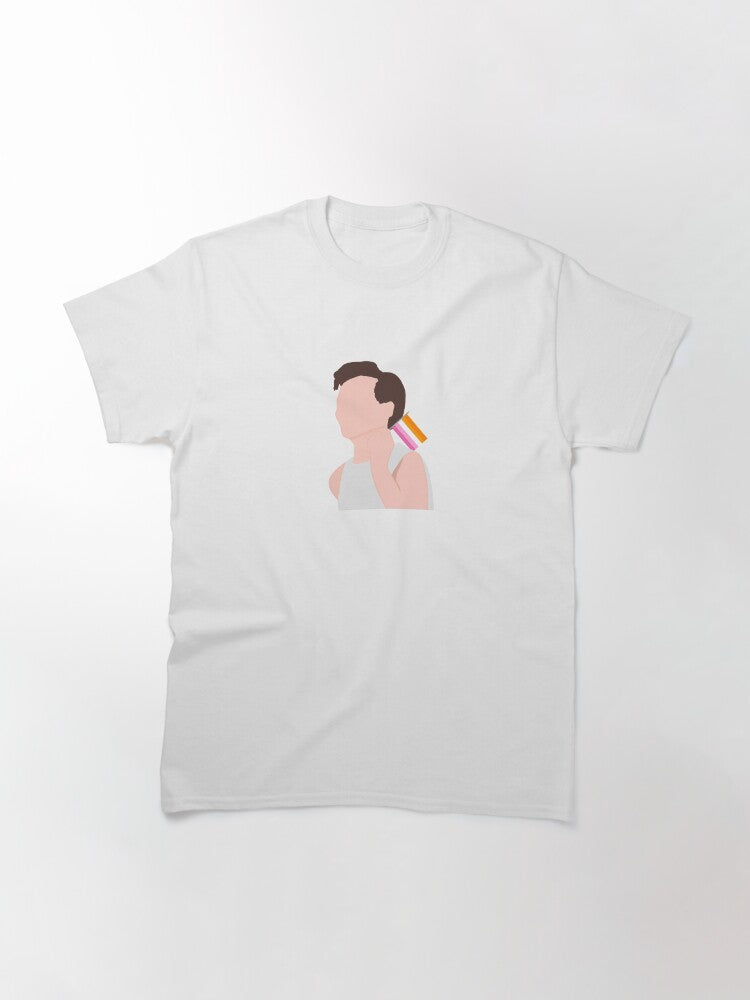 Louis Tomlinson Lesbian Pride Classic T-Shirt Hoodie, Sweatshirt | PureTeeCo.com (Image 3)